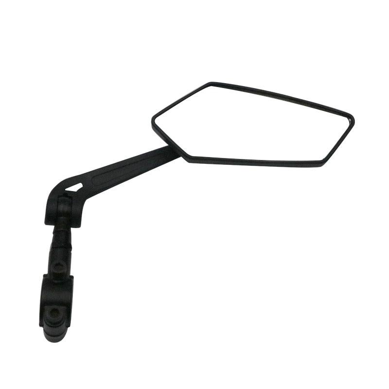 Nouveau Rétroviseur de Vélo Anti-Rayures en Verre, Grand Angle Clair, Vue Arrière pour Vélo, Cyclisme, Rétroviseur Arrière, Réflecteur de Guidon Réglable et Rotatif, Miroir de Sécurité en Acrylique Grand Angle, Nouvelle Lentille en Verre Anti-Rayures