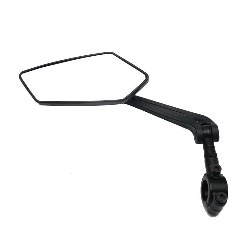 Nouveau Rétroviseur de Vélo Anti-Rayures en Verre, Grand Angle Clair, Vue Arrière pour Vélo, Cyclisme, Rétroviseur Arrière, Réflecteur de Guidon Réglable et Rotatif, Miroir de Sécurité en Acrylique Grand Angle, Nouvelle Lentille en Verre Anti-Rayures