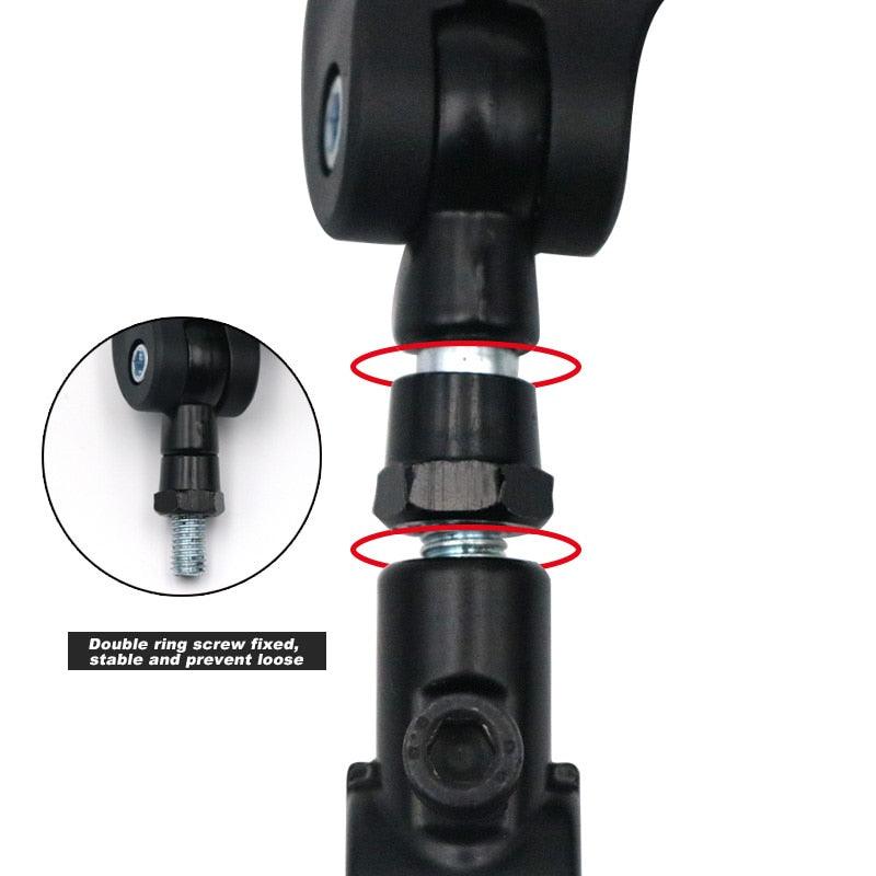 Nouveau Rétroviseur de Vélo Anti-Rayures en Verre, Grand Angle Clair, Vue Arrière pour Vélo, Cyclisme, Rétroviseur Arrière, Réflecteur de Guidon Réglable et Rotatif, Miroir de Sécurité en Acrylique Grand Angle, Nouvelle Lentille en Verre Anti-Rayures
