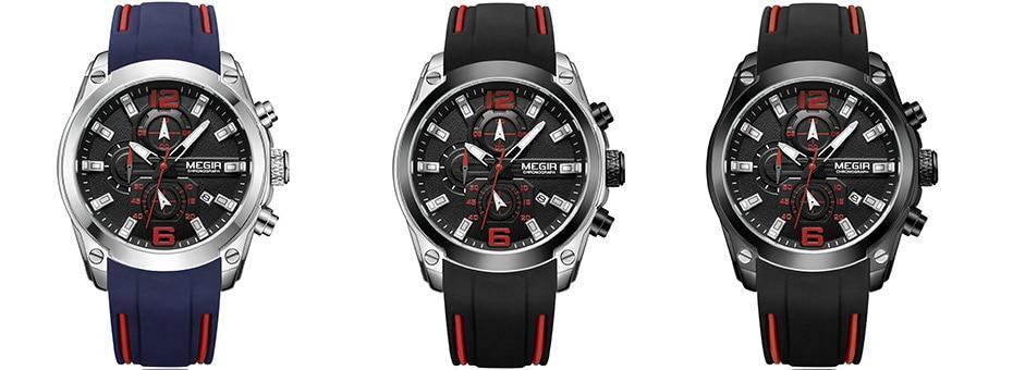 Nouvelle montre bracelet à quartz moderne analogique étanche et lumineuse pour homme