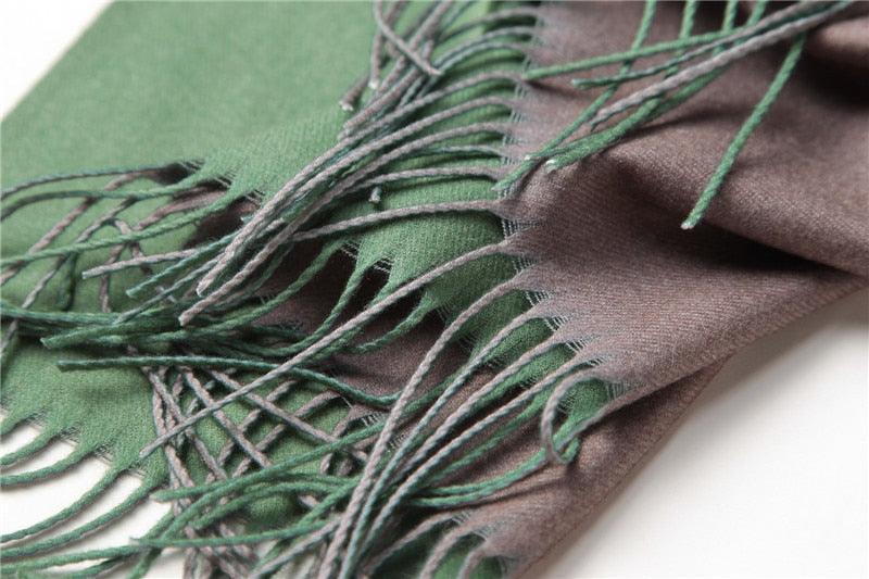 Écharpe d'hiver unie douce en cachemire léger, châle en cachemire, écharpe légère, châle, hijab, châle, écharpe élégante, couverture, bandana à pompons pour femme