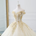 Magnifique robe de mariée boule avec perles EDL110