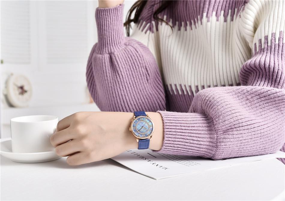Montre-bracelet de luxe pour femmes, tendance, à quartz, avec strass, étanche, élégante