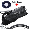 Sac de vélo noir Sacoche de vélo Sacoche de selle de vélo Cyclisme Accessoires de sacs Sacs de vélo étanches Grands sacs de vélo Sac de vélo entièrement étanche Sous la selle Sacoche arrière de vélo enroulable