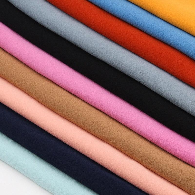 Écharpe de luxe en mousseline unie longue et douce, châle, foulard léger, foulard instantané prêt à porter, élégant foulard hijab, châle musulman, hijabs islamiques, foulard arabe pour femmes