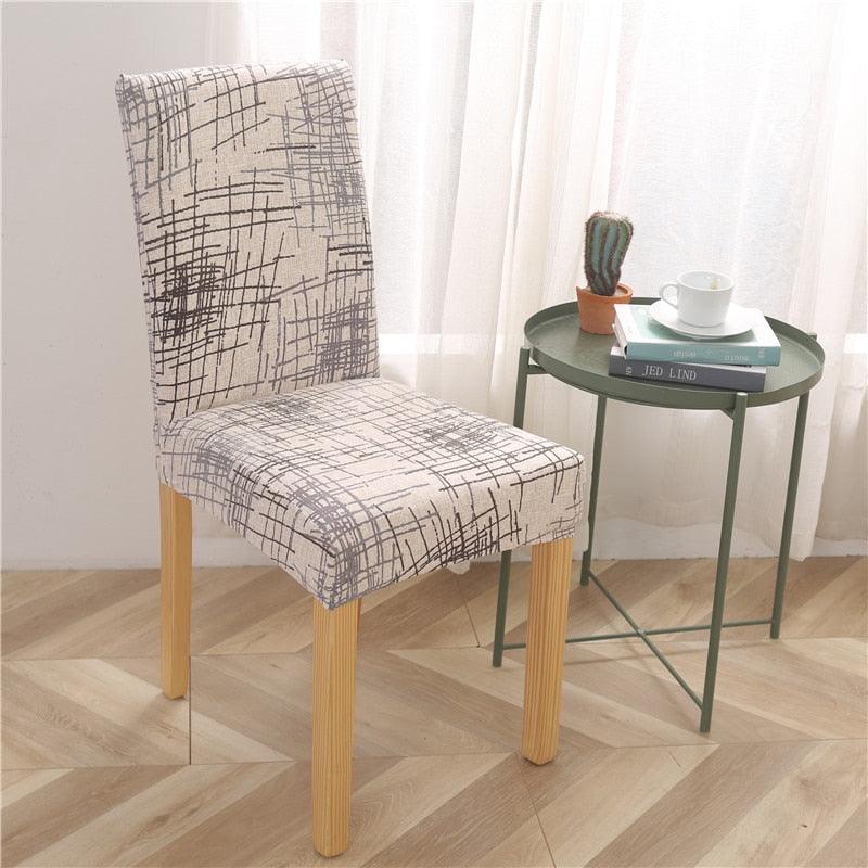 Housse de chaise universelle amovible lavable pour protection de chaise de salle à manger, de banquet, de restaurant – Housse de chaise Parsons extensible en polyester, amovible et lavable pour protection de chaise de cuisine.