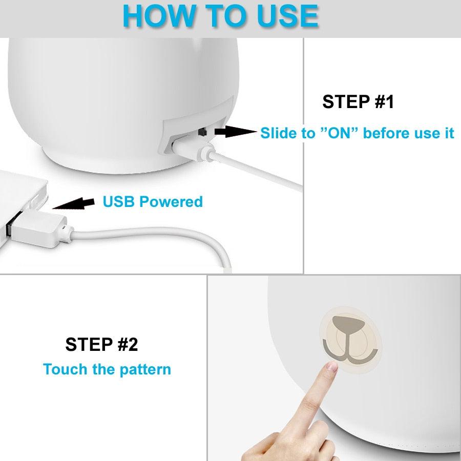 Lampes de table LED flexibles avec USB tactile à intensité variable Lampe de bureau sur pied LED Lampe de lecture moderne et flexible avec porte-stylo Lampe de table décorative Jolies lampes d'étude pour la décoration de la chambre à coucher