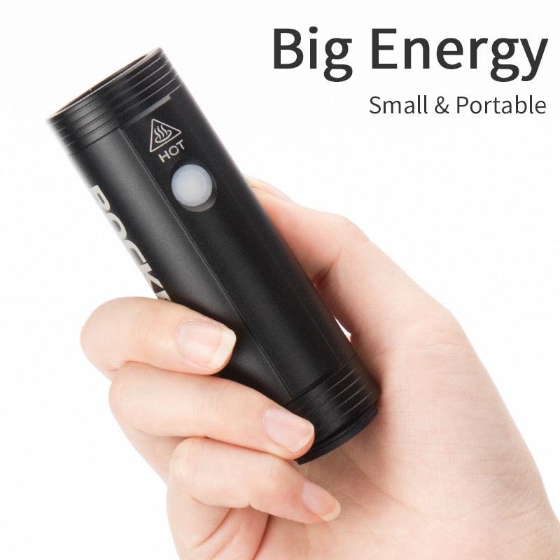 Lampe frontale de vélo étanche rechargeable par USB Phare de vélo Lampe de poche LED Lampe de vélo rechargeable par USB Phare avant de vélo Lampe de phare de vélo LED 2000 mAh