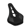 Selle de vélo de route avec rails en acier, coussin de VTT antidérapant en cuir PU souple, selle de vélo de route et VTT confortable avec coussin en mousse à mémoire de forme pour le cyclisme sur route.