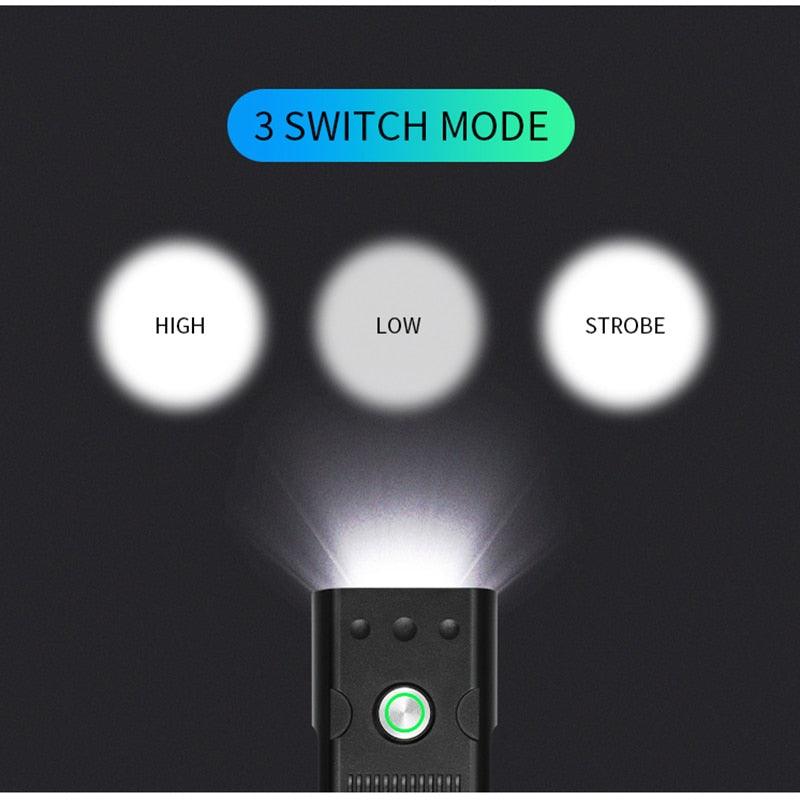 Lampe de vélo 10000mAh rechargeable par USB 5000 Lumens Phare de vélo LED super lumineux avant et arrière Ensemble de feux pour la conduite de nuit Feux de vélo avant et arrière rechargeables avec 3 modes