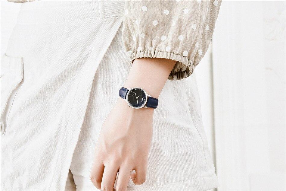 Nouvelle montre de mode rouge pour femme, bracelet en cuir de luxe à quartz, analogique, étanche et résistante aux rayures, excellent cadeau pour les femmes