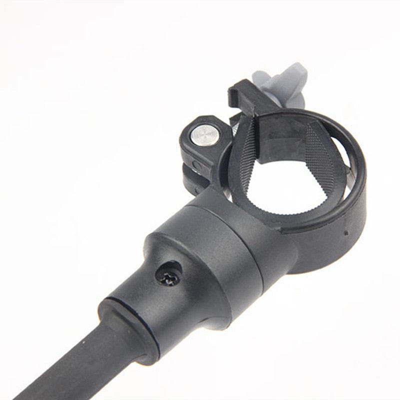 Rétroviseurs ronds longs pour guidon de vélo, pour VTT, vélo de route, moto, tuyau flexible, rétroviseur réglable, rétroviseurs de vélo avec grand angle, miroir convexe en acrylique, miroir de vélo de sécurité rotatif