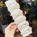 Ensemble de 5/8 pinces à cheveux élégantes pour femmes et filles, perles d'imitation, géométriques, douces, ornements, clips, barrettes, magnifiques accessoires de mode pour femmes