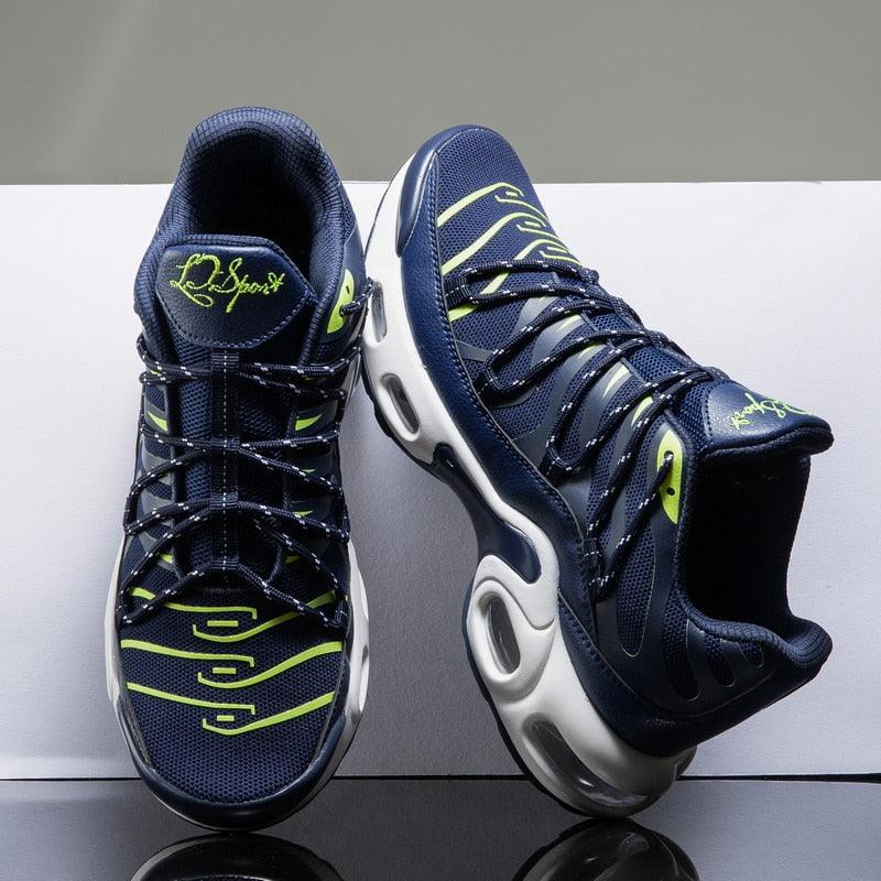 Chaussures de sport pour homme avec coussin d'air, baskets respirantes pour la course, tennis d'été, entraînement en extérieur, course légère, baskets de gym, jogging, marche, baskets pour homme.