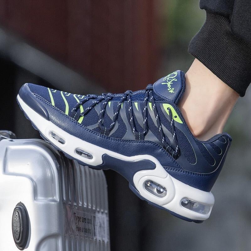 Chaussures de sport pour homme avec coussin d'air, baskets respirantes pour la course, tennis d'été, entraînement en extérieur, course légère, baskets de gym, jogging, marche, baskets pour homme.