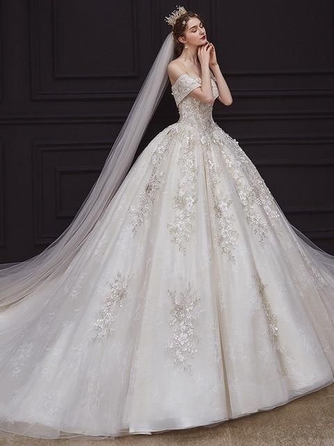 Robe de mariée de luxe bustier EDW234