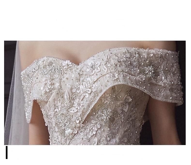 Robe de mariée de luxe bustier EDW234