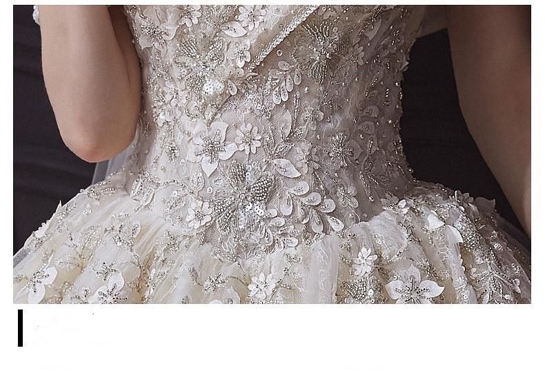 Robe de mariée de luxe bustier EDW234