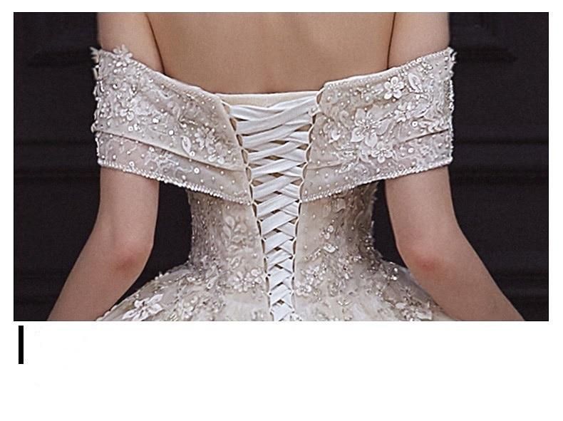Robe de mariée de luxe bustier EDW234