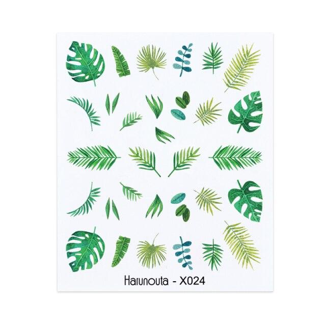 Autocollant pour ongles en relief, décalcomanies 3D fleurs feuilles curseur à eau pour nail art, autocollant de transfert, décoration 3D motif vague pour femmes filles, décalcomanies autocollantes, décoration pour ongles en bande de courbe métallique.