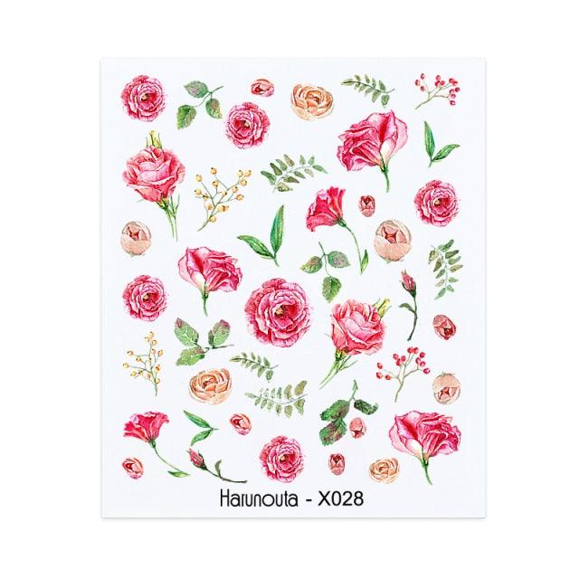 Autocollant pour ongles en relief, décalcomanies 3D fleurs feuilles curseur à eau pour nail art, autocollant de transfert, décoration 3D motif vague pour femmes filles, décalcomanies autocollantes, décoration pour ongles en bande de courbe métallique.