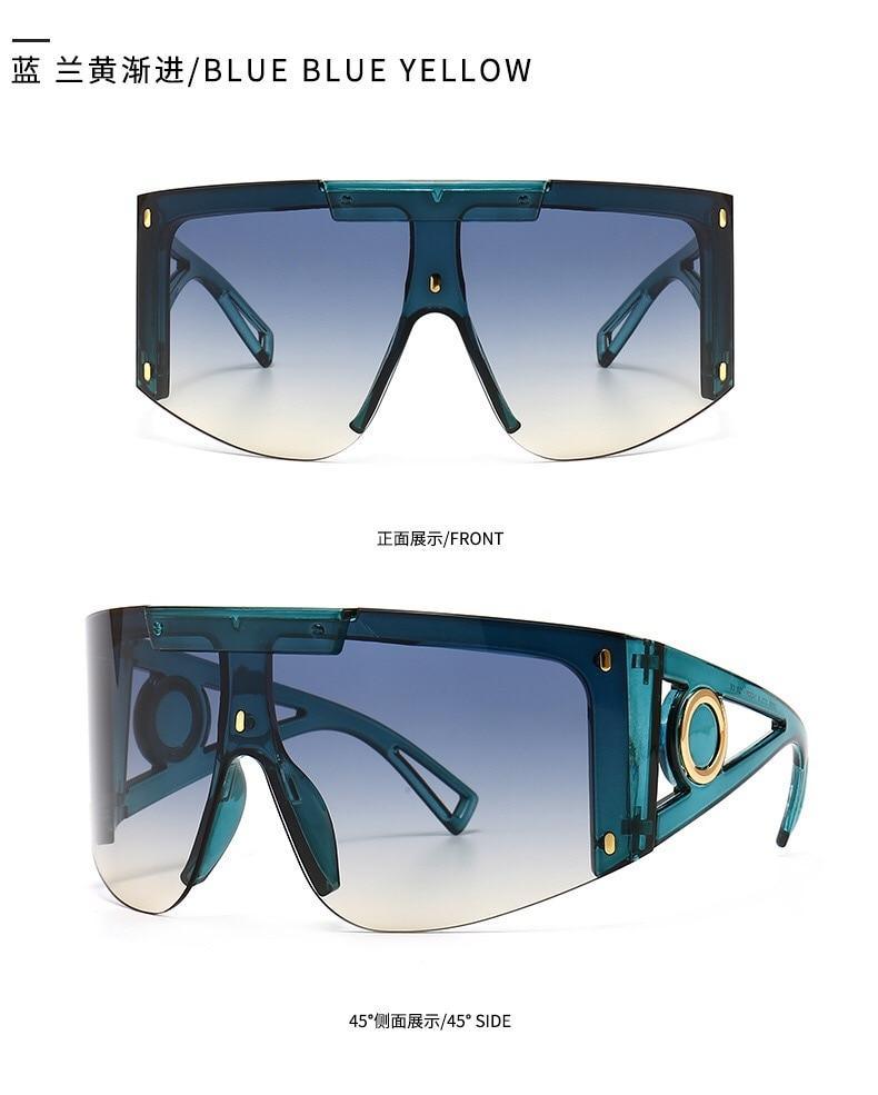 Lunettes de soleil polarisées pour port sur lunettes de vue, avec protection UV 100 %, design classique, grande taille, pour hommes et femmes, avec protection contre le vent et le sable, lunettes connectées pour hommes et femmes