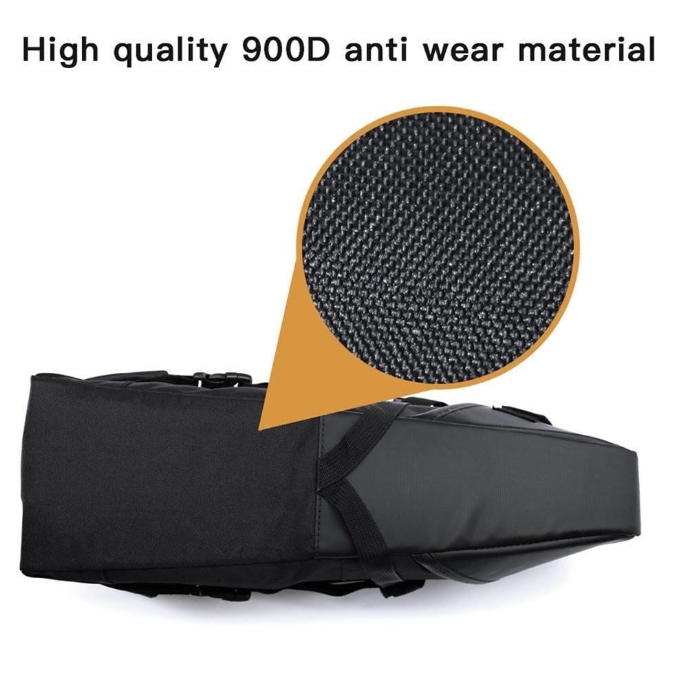 Sac de Vélo Imperméable Grande Capacité Sacoche de Vélo Pliable pour Vélo de Route Sac de Rangement Arrière pour Vélo Sac de Selle Imperméable Roulable Sac Arrière pour Vélo Noir 13L