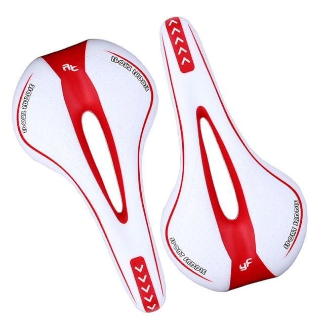 1 selle de vélo Comfort Gel, selle de vélo de route/VTT souple et confortable, selle de vélo étanche en gel avec zone de soulagement centrale et conception ergonomique pour vélos de montagne et vélos de route