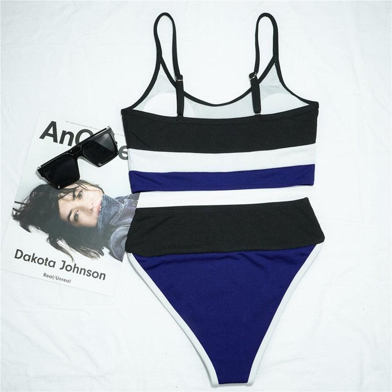Maillot de bain push-up femme Maillot de bain moderne pour femme Bikinis Ensemble bikini taille haute Bikini uni Maillot de bain 2 pièces Maillot de bain femme Maillot de bain Ensemble bikini taille haute Tenue de sport Maillot de bain Bikini