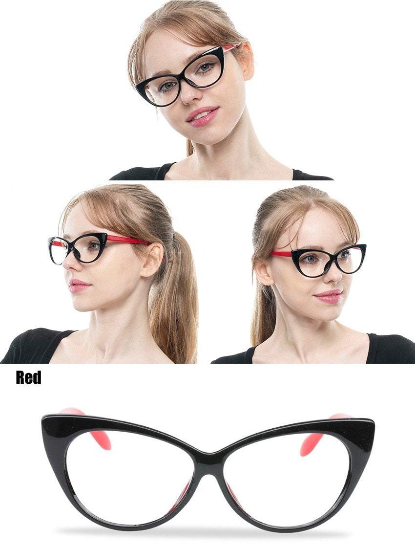 Lunettes de Lecture Œil de Chat Pour Femmes Légères Presbytes Lunettes de Lecture Tendance Mignonnes pour Femmes Lunettes de Lecture pour Ordinateur Anti-reflet Anti-UV   +0,5 0,75 1,0 1,25 1,5 1,75 2,0 2,5 3,0 3,5 4,0