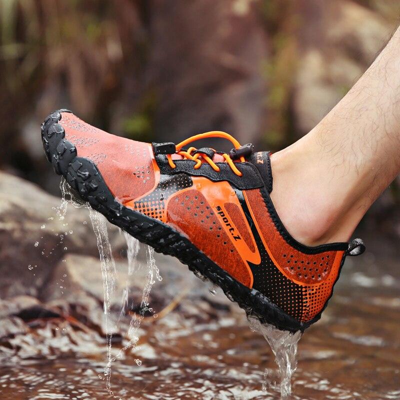 Chaussures d'eau de sport d'extérieur d'été pour hommes antidérapantes de plage, chaussures de rivière pieds nus, chaussures aquatiques à séchage rapide, pieds nus pour la plage, la natation, la rivière, la piscine, le lac, la randonnée, le kayak, le surf