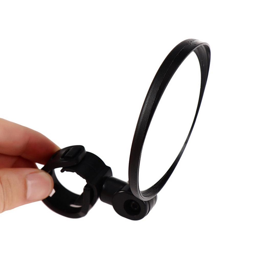 Rétroviseur de vélo, rétroviseur convexe monté sur guidon de vélo, rétroviseur réglable et rotatif en plastique pour VTT, vélo de route, VTT, vélo à pignon fixe.