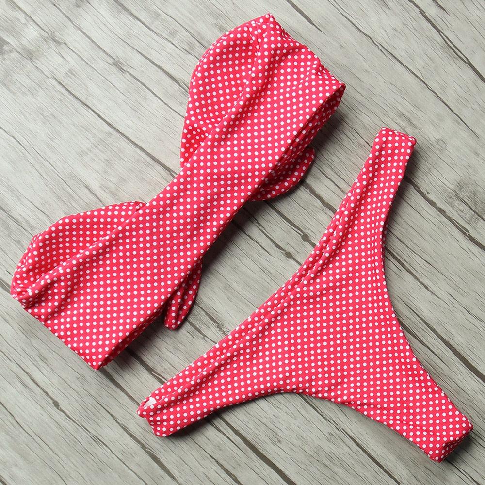 Ensemble de bikini solide Maillot de bain femme Bikini Maillot de bain femme Haut court Licou Maillot de bain Maillot de bain Bikini Coupe haute Maillot de bain taille haute Grande taille Maillot de bain d'été