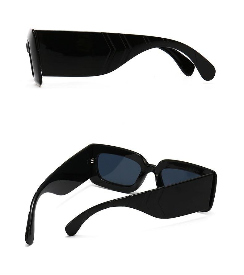 Lunettes de soleil carrées surdimensionnées classiques pour hommes et femmes, motif serpent, pour voyager