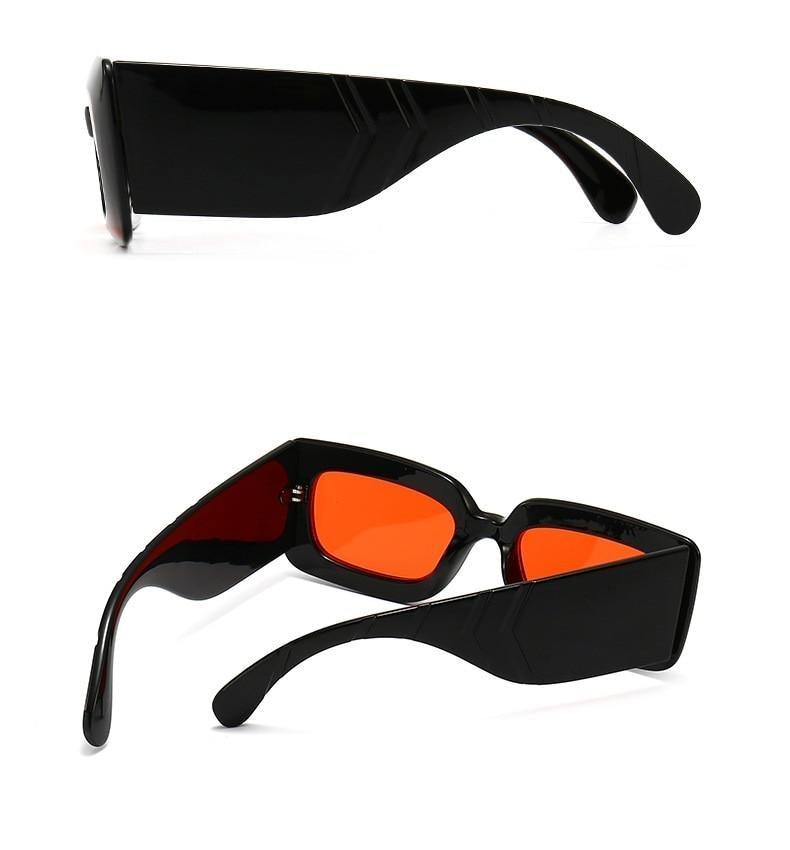Lunettes de soleil carrées surdimensionnées classiques pour hommes et femmes, motif serpent, pour voyager