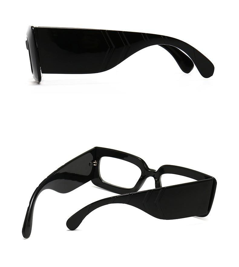 Lunettes de soleil carrées surdimensionnées classiques pour hommes et femmes, motif serpent, pour voyager