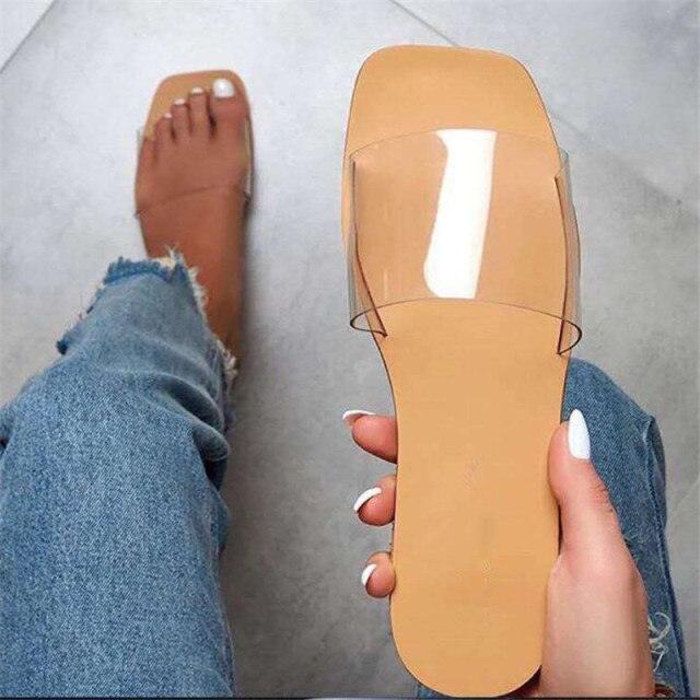 Pantoufles tissées en cuir souple pour femmes Sandales plates décontractées d'été Chaussures de plage à enfiler Sandales d'extérieur pour femmes à bout ouvert Sandales d'été pour femmes Chaussures plates Sandales élégantes de bureau