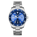 Montres de luxe rondes pour hommes d'affaires, étanches, élégantes, en acier inoxydable brillant, design analogique lumineux, montre-bracelet pour hommes