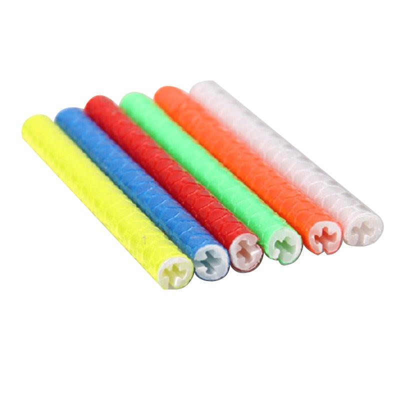 Nouveau lot de 12 réflecteurs de rayons de roue de vélo de montagne, clips de fixation pour tube, bande réfléchissante de sécurité pour rayons de vélo, bande d'avertissement étanche