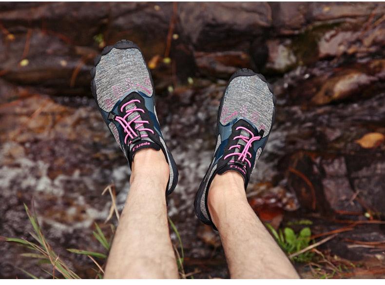 Chaussures d'eau de sport d'extérieur d'été pour hommes antidérapantes de plage, chaussures de rivière pieds nus, chaussures aquatiques à séchage rapide, pieds nus pour la plage, la natation, la rivière, la piscine, le lac, la randonnée, le kayak, le surf