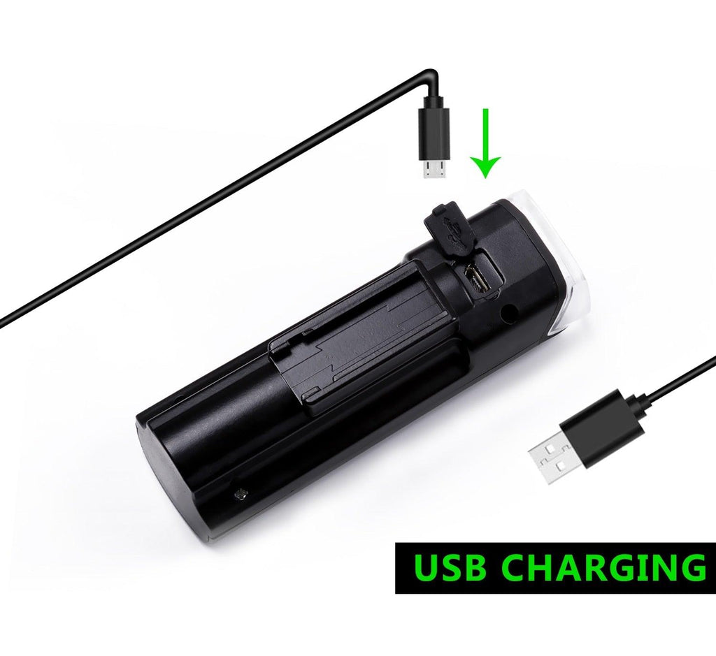 Phare avant de vélo rechargeable USB Lumière de vélo LED étanche Phare de cyclisme Lampe de sécurité pour l'escalade Lampe de vélo super brillante Facile à installer Convient à tous les vélos Phares avec modes
