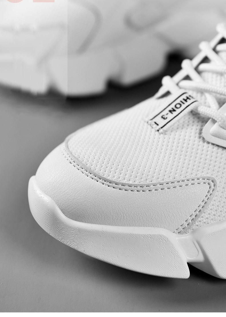 Baskets montantes beiges modernes pour hommes, chaussures épaisses pour hommes, baskets de sport de qualité supérieure, respirantes, décontractées, pour l'extérieur, augmentant la hauteur