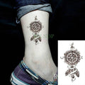 Tatouages autocollants temporaires imperméables "Notes de musique noires élégantes" pour hommes et femmes (poitrine et épaules)