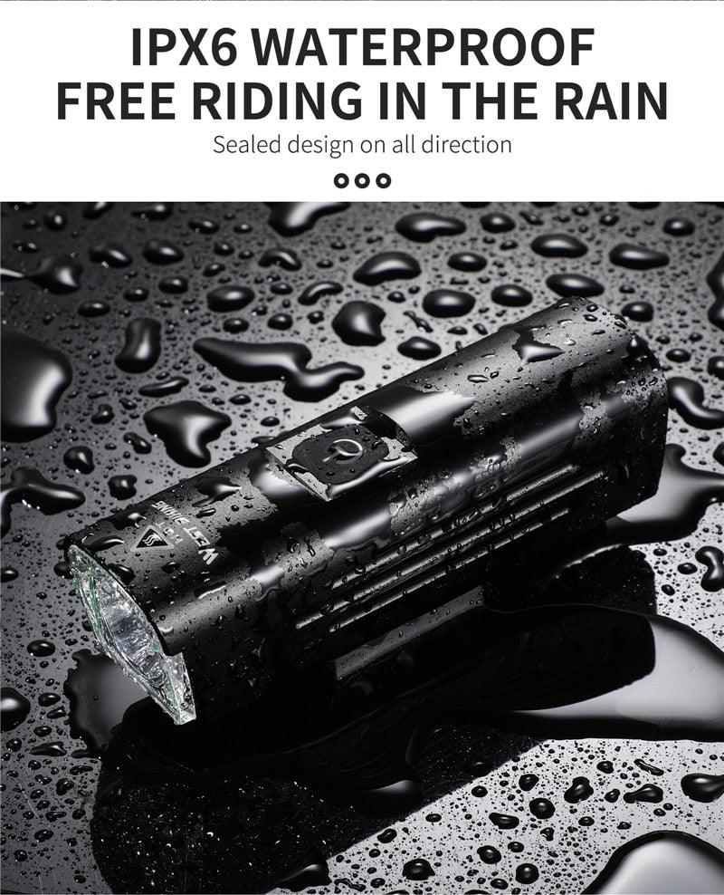 Phare avant de vélo rechargeable USB Lumière de vélo LED étanche Phare de cyclisme Lampe de sécurité pour l'escalade Lampe de vélo super brillante Facile à installer Convient à tous les vélos Phares avec modes