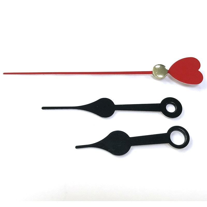 Aiguilles d'horloge murale Accessoires de kit d'horloge murale Aiguilles d'horloge 3D Horloge murale pour cuisine, bureau et décoration intérieure Mouvement d'horloge à quartz Accessoires de mécanisme Aiguille Pointeur Grandes horloges murales à quartz
