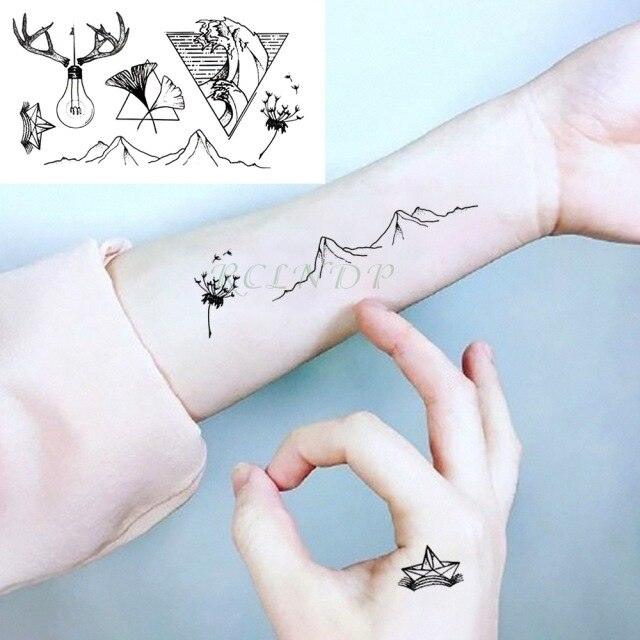 Tatouage temporaire Le Roi Lion, imperméable, noir et coloré, petit et grand, de luxe, pour hommes et femmes