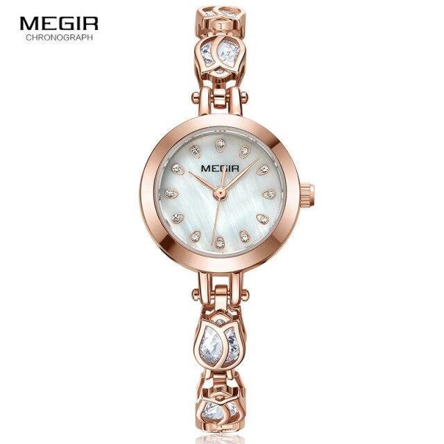 Montre Bracelet Femme Charme Cristal Mode Élégante Forme Bracelet Design Luxe Quartz Étanche Montre-Bracelet Femme