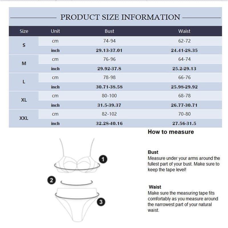 Ensemble de Bikini Push Up Maillots de Bain Taille Haute Femme Maillot de Bain Nervuré Brésilien Bikini Maillot de Bain Femme Bas de Bikini Triangle Haut de Maillot de Bain