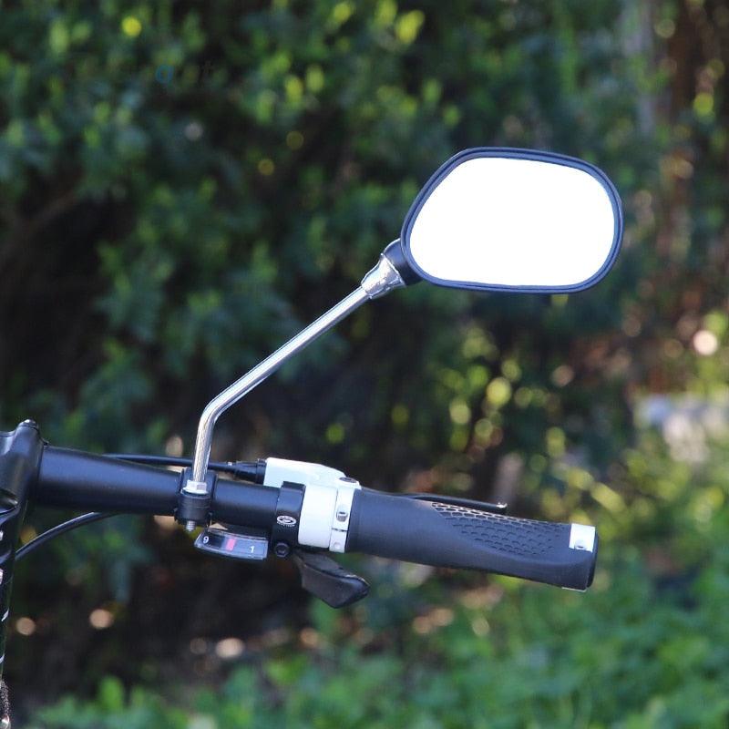 1 paire de rétroviseurs de vélo arrière, vue large pour vélo, cyclisme, réflecteur d'angle réglable gauche et droit, rétroviseurs réfléchissants à grand angle de rotation à 360° pour VTT, vélo de route, vélo électrique, trottinette électrique