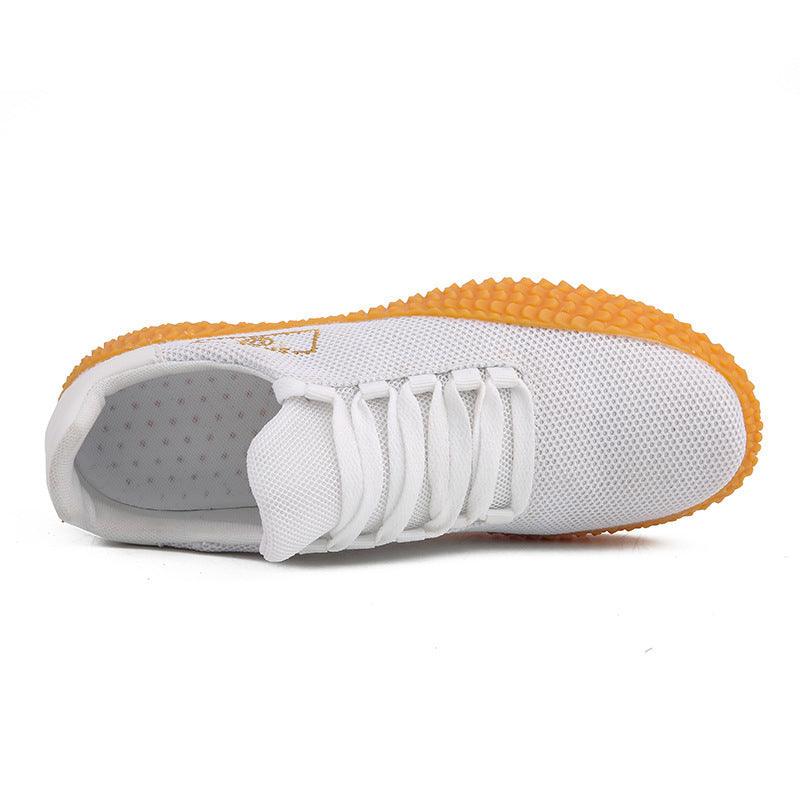Baskets noires pour hommes Chaussures respirantes en maille Chaussures de sport noires à la mode Chaussures de marche plates et décontractées Chaussures décontractées respirantes Baskets montantes décontractées à lacets pour hommes à la mode